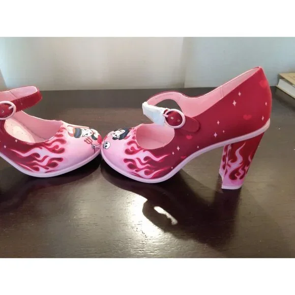 Hot Chocolate Design Chocolaticas High Heel Shoes DEVIL Women Girl Size 35 US 5 - Picture 3 of 9